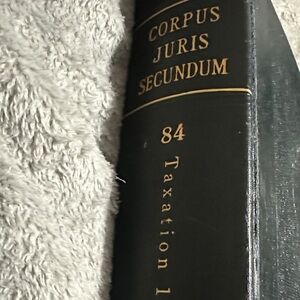 Corpus Juris Secundum 84 Taxation Law Book 1954 With Bonus 1984 Pocket Part